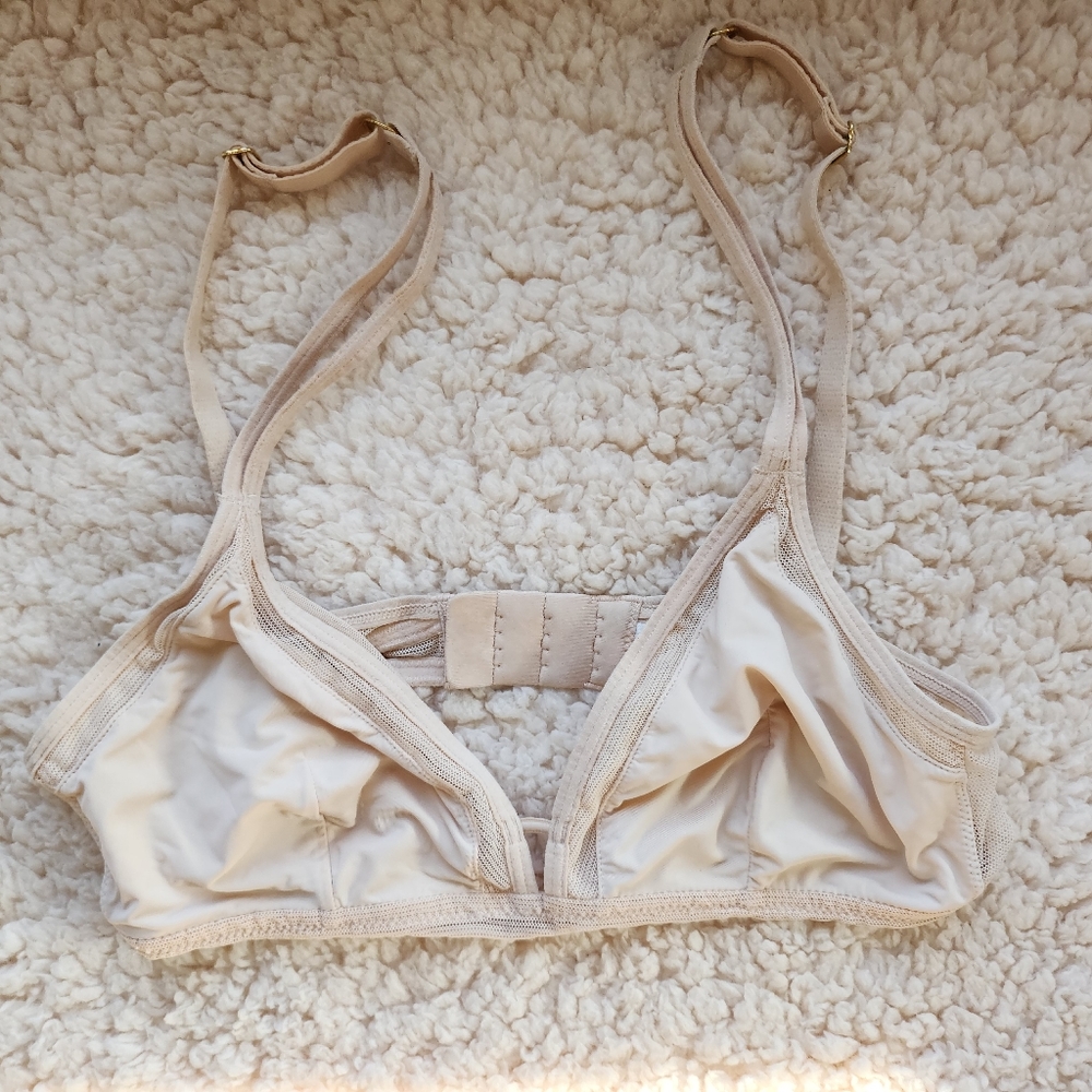 LIVELY The Mesh Trim Bralette size small